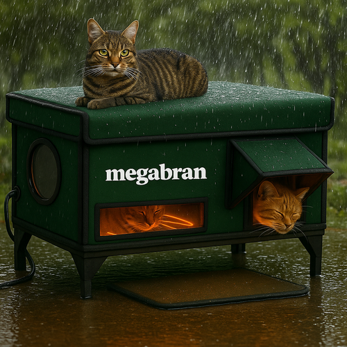 Megabran™ Heated Cat Shelter