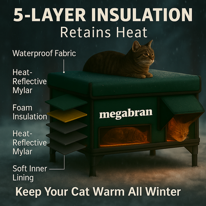 Megabran™ Heated Cat Shelter