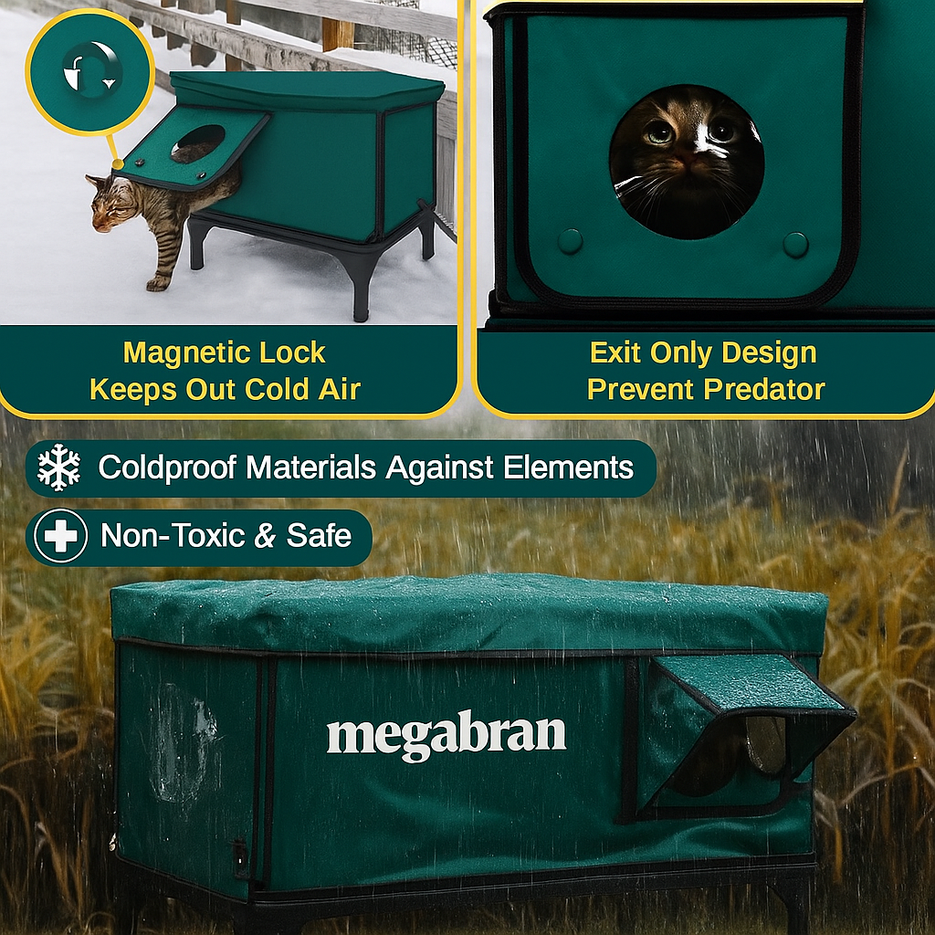 Megabran™ Heated Cat Shelter