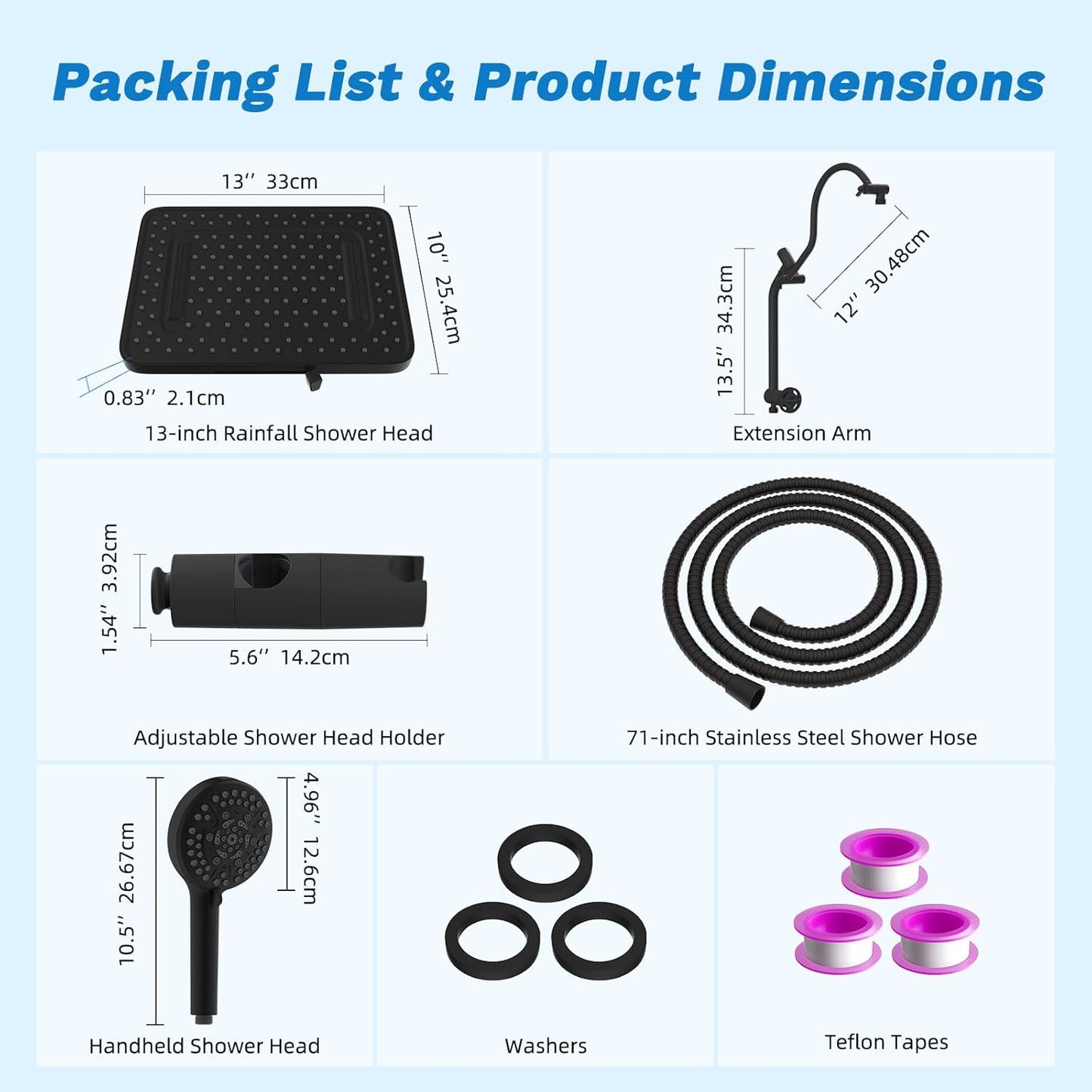 Rain Shower Spa Upgrade Kit