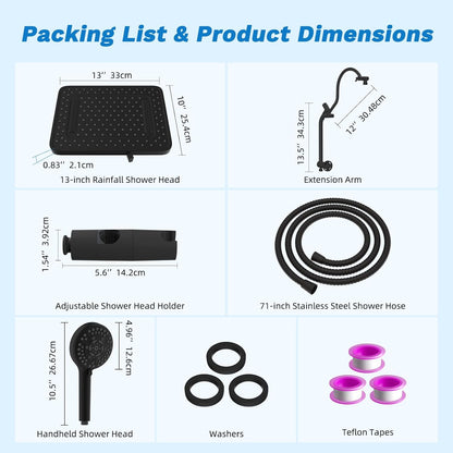 Rain Shower Spa Upgrade Kit